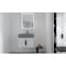 Castello Usa Nile 24-inch White Vanity Set with Gray Top and Black Handles CB-MC-24W-BL-2053-GR - alternate 2